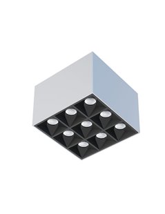 Spot IP54 1900lm 172mm Noir 4000K DALI