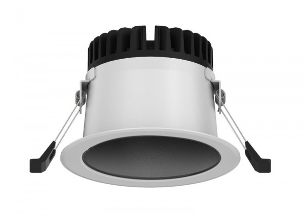 Spot IP44 2000lm 125mm Noir 3000K DALI