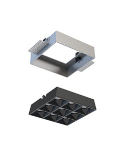 Spot IP44 4000lm 250mm Chromé 4000K On-Off