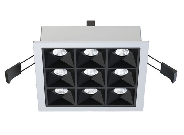 Spot IP20 1900lm  Blanc RAL9003 5000K ON-OFF