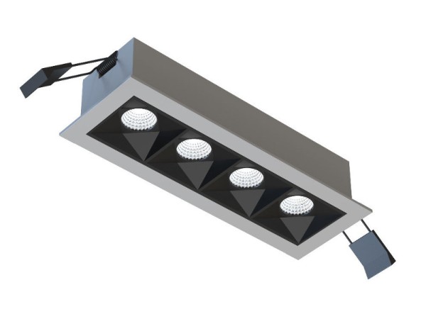 Spot IP20 778lm  Blanc RAL9003 3000K DALI