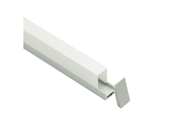 Profilé LED Vespa1 Z02000 Dimensions 20.3mmx36.3mm | Longueurs standards  1m - 2m - 3m ou sur-mesure | Finition Anodisé incolore