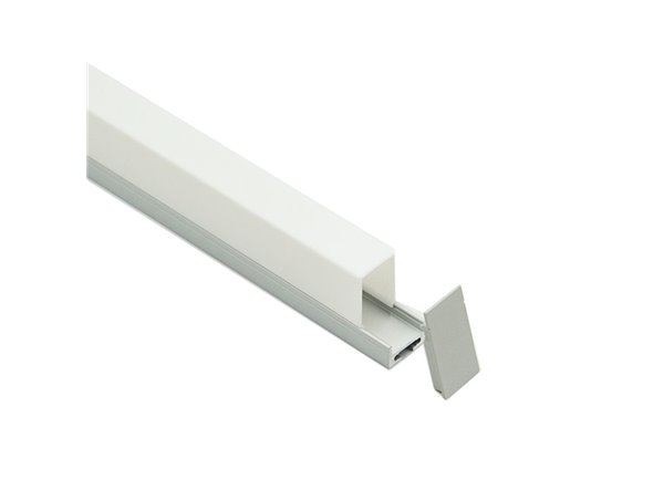 Profilé LED Vespa1 Z02000 Dimensions 20.3mmx36.3mm | Longueurs standards  1m - 2m - 3m ou sur-mesure | Finition Anodisé incolore