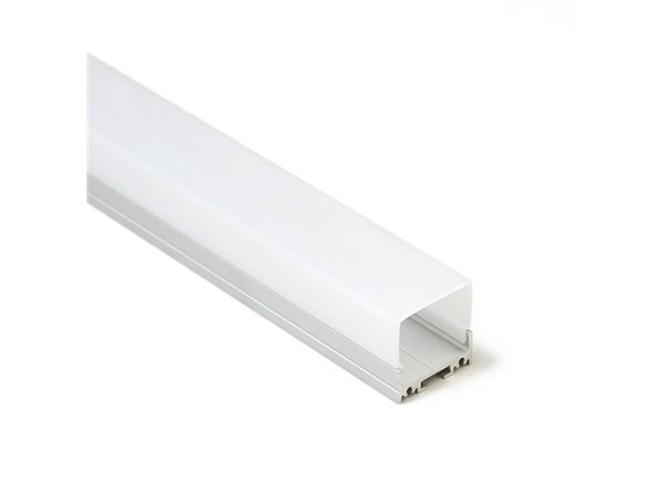 Profilé LED Conto1 Z03900 Dimensions 25mmx25mm | Longueurs standards  1m - 2m - 3m ou sur-mesure | Finition Anodisé incolore | F