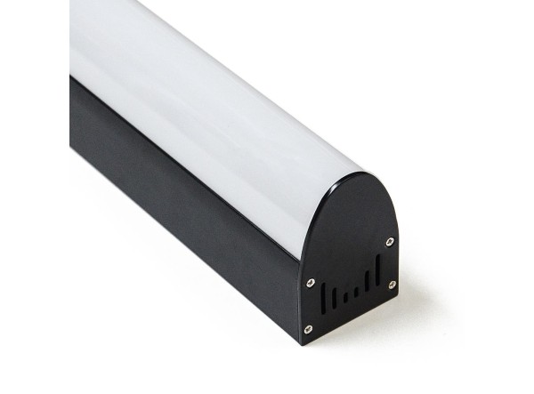 Profilé LED Troika1 Z04100 Dimensions 45mmx65.4mm | Longueurs standards  1m - 2m - 3m ou sur-mesure | Finition Anodisé incolore 