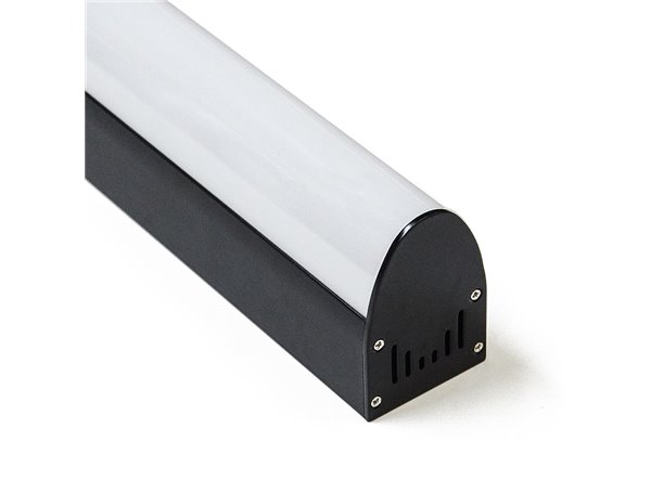 Profilé LED Troika1 Z04100 Dimensions 45mmx65.4mm | Longueurs standards  1m - 2m - 3m ou sur-mesure | Finition Anodisé incolore 