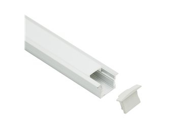 Profilé LED Terano1 Z05000 Dimensions 17.1mmx15mm | Longueurs standards  1m - 2m - 3m ou sur-mesure | Finition Anodisé incolore 