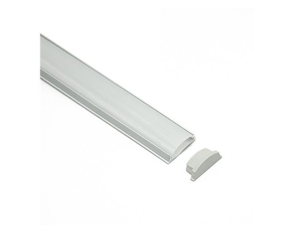 Profilé LED Flex2 Z06800 Dimensions 19mmx4.5mm | Longueurs standards  1m - 2m - 3m ou sur-mesure | Finition Anodisé incolore | F