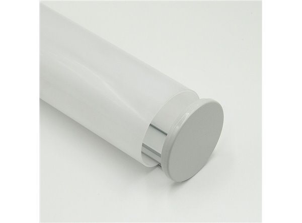 Profilé LED Stream2 Z07000 Dimensions Ø 80mmx | Longueurs standards  1m - 2m - 3m ou sur-mesure | Finition Anodisé incolore | Fi