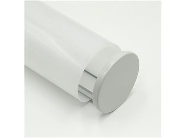 Profilé LED Stream3 Z07100 Dimensions Ø 100mmx | Longueurs standards  1m - 2m - 3m ou sur-mesure | Finition Anodisé incolore | F