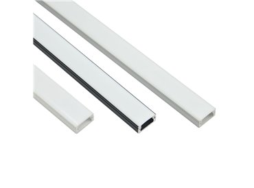 Profilé LED Terano8 Z09100 Dimensions 17mmx9mm | Longueurs standards  1m - 2m - 3m ou sur-mesure | Finition Anodisé incolore | F