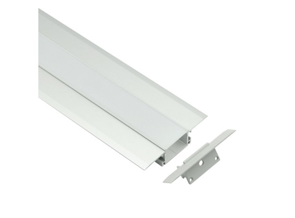 Profilé LED Shala4 Z13300 Dimensions 28.4mmx18.5mm | Longueurs standards  1m - 2m - 3m ou sur-mesure | Finition Anodisé incolore