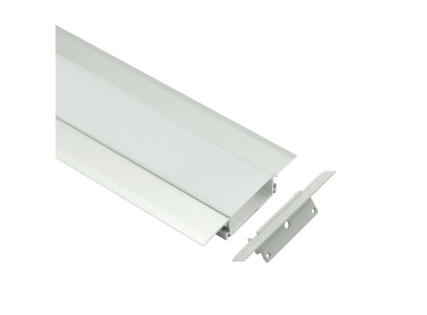 Profilé LED Shala5 Z13400 Dimensions 42mmx18.5mm | Longueurs standards  1m - 2m - 3m ou sur-mesure | Finition Anodisé incolore |